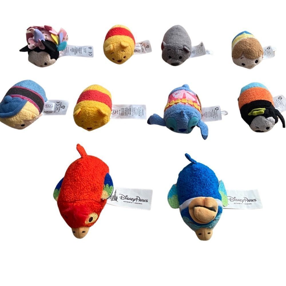 10 piece Disney Tsum Tsum Plushes